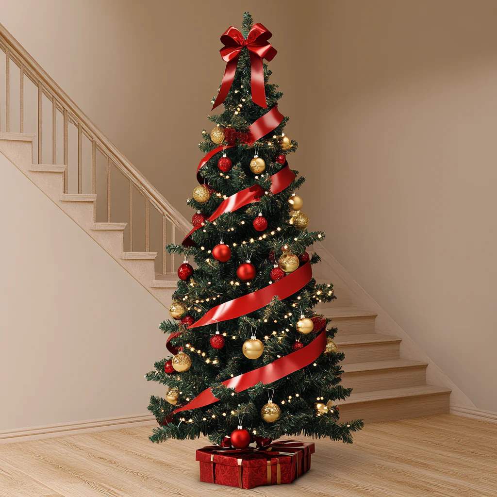 Pre-decorated Artificial Christmas Tree